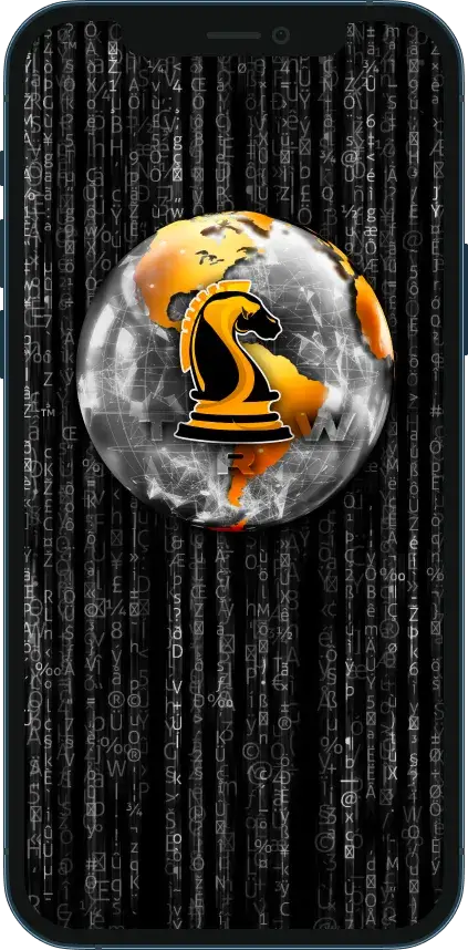 TRW logo on iPhone